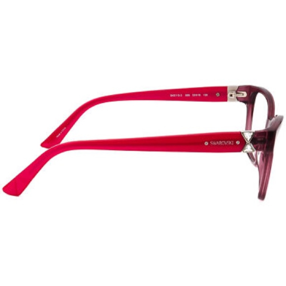 Swarvoski Burgundy Women's Glasses - Picture 2 of 8